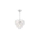 Artcraft AC12051CR Bianca 200W Nickel poli et Cristallin Lustre