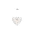 Artcraft AC12052CR Bianca 480W Nickel poli et Cristallin Lustre