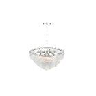 Artcraft AC12053CR Bianca 760W Nickel poliet et Cristallin Lustre