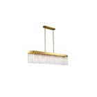 Artcraft AC12064BR Emma 420W Laiton brossé Lustre
