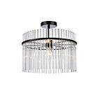 Artcraft AC12081BK Ava 60W Noir Plafonnier semi encastré