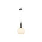 Artcraft AC12110GR Kate 1-lumière 60W Laiton noir et brossé Suspendu