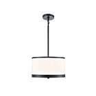 Artcraft AC12161BK High Street 120W Noir Suspendu
