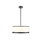 Artcraft AC12162BK High Street 160W Noir Suspendu
