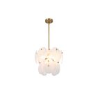 Artcraft AC12210BR Lily 160W Laiton brossé Suspendu