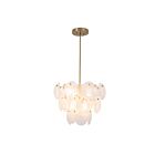 Artcraft AC12211BR Lily 480W Laiton brossé Lustre