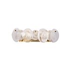 Artcraft AC12214BR Lily 240W Laiton brossé Lampe de salle de bain