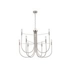 Artcraft AC12229BN Foundry 9-lumières 540W Nickel brossé Lustre
