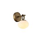 Artcraft AC12251LB Velora 1-lumière 4.5W Laiton héritage LED Lampe de salle de bain