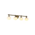 Artcraft AC12254LB Velora 4-lumières 18W Laiton héritage LED Lampe de salle de bain