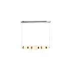 Artcraft AC5070SN Strata 1-lumière 30W Nickel satiné LED Suspendu