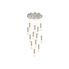 Artcraft AC5104BN Zara 13-lumières 559W Nickel satiné LED Suspendu