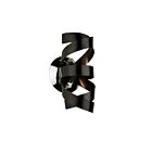 Applique murale Artcraft Bel Air AC603BK 50W 1-lumière noir métallique