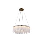 Artcraft AC6122LB Roselle 1-lumière 54W Laiton Legacy LED Suspendu