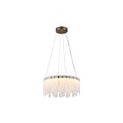 Artcraft AC6123LB Roselle 1-lumière 38W Legacy Brass LED Lustre