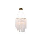 Artcraft AC6125LB Roselle 1-lumière 63W Laiton brossé LED Lustre