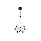 Artcraft AC6846BK Arlo 42W 6-Lights Noir LED Lustre