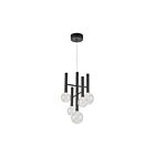 Artcraft AC6855BK Terra 5-lumières 20W Noir LED Suspendu
