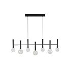 Artcraft AC6857BK Terra 7-lumières 28W Noir LED Lustre