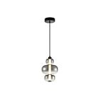 Artcraft AC6910SM Astra 18W Noir LED Suspendu