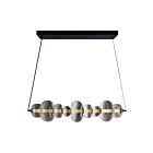 Artcraft AC6911SM Astra 36W Noir LED Suspendu