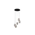 Artcraft AC6955SM Vega 25W Noir LED Suspendu