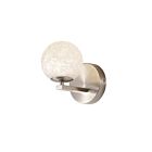 Artcraft AC6961BN Forma 1-lumière 6W Nickel brossé LED Lampe de salle de bain