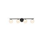 Artcraft AC6964BK Forma 4-lumières 96W Noir LED Lampe de salle de bain