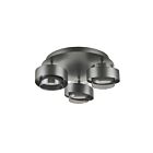Artcraft AC6983GR Axis 3-lumières 22.5W Graphite LED Plafonnier Encastré
