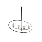 Lustre Artcraft Kingsford AC7454 19.2W 4-Lumières Ardoise et nickel brossé