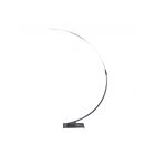 Lampadaire Artcraft Cortina AC7593BG 25W 1-lumière gris brossé