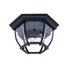 Plafonnier extérieur Artcraft Classico AC8096RU 60W 2 lumières noir