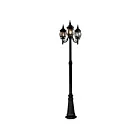 Lampadaire extérieur Artcraft Classico AC8099BK 100W 3 lumières blanc