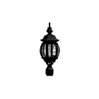 Lampadaire extérieur Artcraft Classico AC8363WH 60W 3 lumières noir mat, laiton