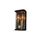 Artcraft AC8970BK Stonegate 2-lumières 80W Noir Applique Murale Extérieur