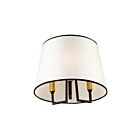 Plafonnier Artcraft Coco SC13344BK Or, noir