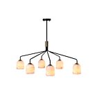 Artcraft SC13376BB Crema 360W Noir et Laiton brossé Lustre