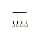 Artcraft SC13384BK Juna 4-lumières 240W Noir Suspendu