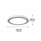 Artika 7FLPR-SP5-WH-12PK 12W Blanc LED Plafonnier encastré