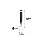 Artika 8BOL-SWLV-HD2BL 4W Noir mat Borne d'éclairage