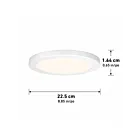 Artika 9FLPR-SP5-WH-12PK 18W Blanc LED Plafonnier encastré