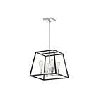 Lustre Artika CAR15-SB 240W 4 lumières argent et noir