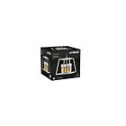 Lustre carré Carter Artika CAR15-WT blanc et or