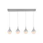 Suspendu LED Glitzer Artika PDT-4GL-RN 24W 4-lumières chrome