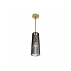 Artika PDT1-GSB-HD2BG Gatsby 1-lumière 10W Or et noir Suspendu 