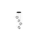 Suspendu LED température CCT au choix Artika PDT4-VIC-HD2BL 25W Noir mat