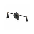 Artika VAN-SPC-HD2BL Wayden 11W Noir et or Luminaire de vanité