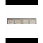 Luminaire de vanité à LED Bubble Cube Artika VAN4BC-ON 23W 4-lumières chrome