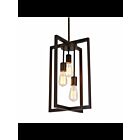 Suspendu Yale Artika YAL12 120W 3-lumières bronze