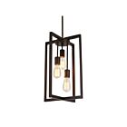 Suspendu Yale Artika YAL12 120W 3-lumières bronze